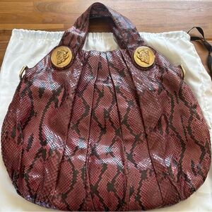 Authentic Gucci Python Hysteria Hobo Bag